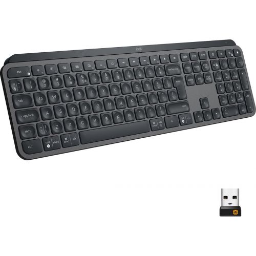 Hou op vleet Herziening Next Lvl Hardware Logitech MX Keys - Draadloos toetsenbord met verlichting  - QWERTY ISO